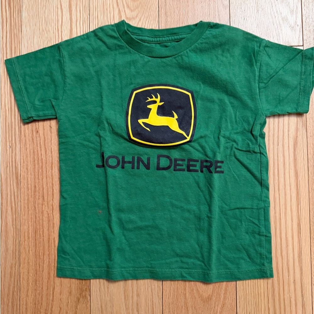 John Deere Youth Green Tee with Logo